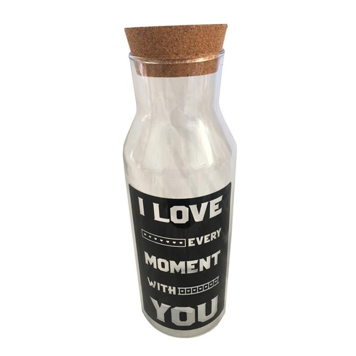 بطری مدل آکوا طرح Love